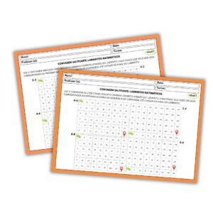 Labirintos Matemáticos - Contagem Saltitante