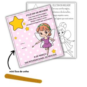 Dia da Mulher - Lembrancinha Fada