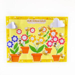 Jardim das horas – Cartaz para Sala de Aula