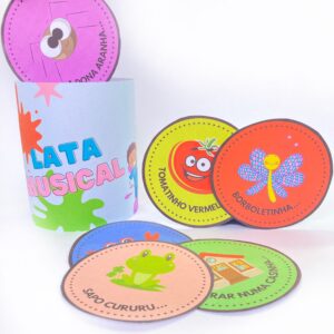 Lata Musical com Fichas