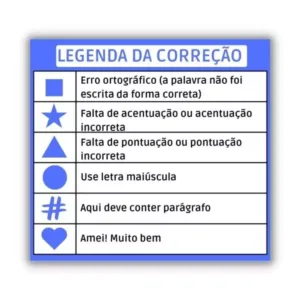 Legenda da Correção