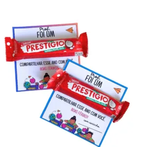 Lembrancinha de Férias para Prof - Prestígio