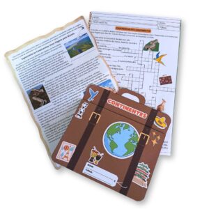 Maleta dos Continentes + Cruzadinha Dinâmica