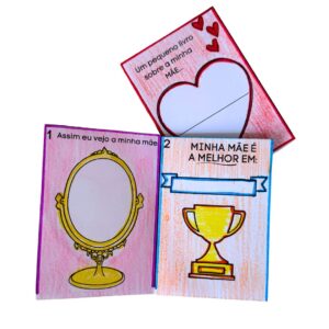 Minilivro de Dia das Mães – Dobradura + Bônus
