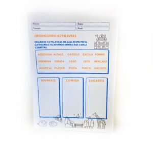 Organizando as Palavras