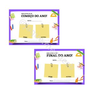 Peso e Altura Volta às Aulas