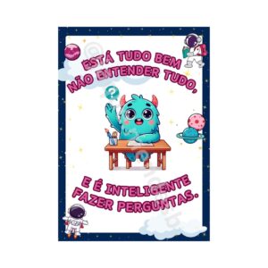 Poster Motivacional - Tema Espaço