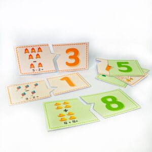 Quebra-cabeça da Festa Junina - Adição e Subtração