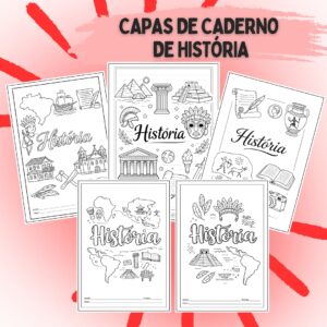 Capas de caderno de História