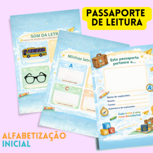Passaporte das Letras Exploradoras – Alfabetização Inicial