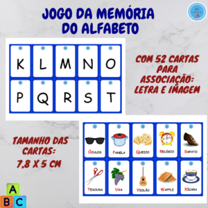 Jogo da Memória do Alfabeto Educação Especial