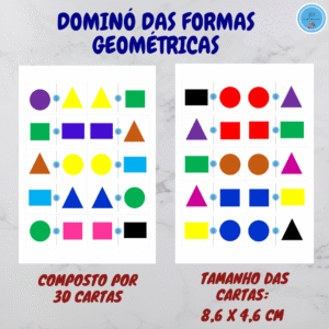 Jogo da Memória das Formas Geométricas.