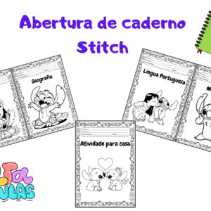 Abertura de caderno Stitch