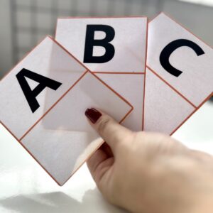 Fichas do Alfabeto – Escrita Espontânea