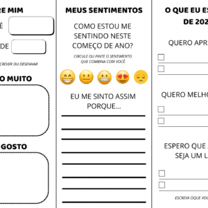 Flipbook “Quem Sou Eu” – Acolhida e Identidade, Inicio do Ano Letivo