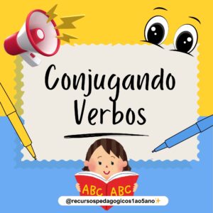 📘Livrinho Interativo Conjugando Verbos - Para Turmas do 4º, 5º e 6º ano!