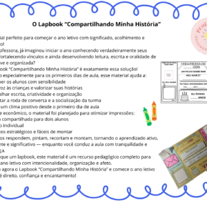 Lapbook compartilhando minha história