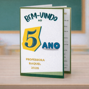 Folder de Boas-Vindas - Material de Acolhimento Escolar