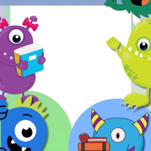 Moldura Para Fotos "Volta às Aulas"