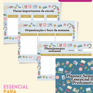 Planner Semanal Essencial da Professora