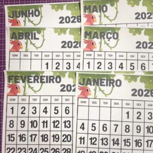 Calendário 2026 - Zoo