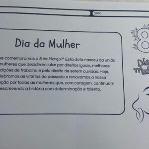 Dia da Mulher 3º, 4º e 5º anos