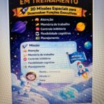 Missão Espacial - Atividades para trabalhas as funções executivas.
