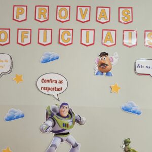 Painel de provas - Toy Story