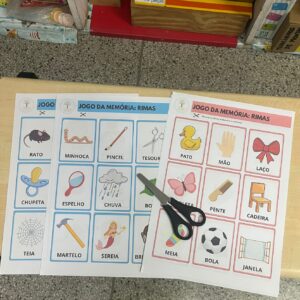 Jogo da Memória de Rimas