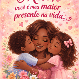 Painel Dia das Mães - Mãe e filhos