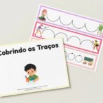 Cobrindo os Traços é um material em PDF criado para estimular o desenvolvimento da coordenação motora fina e apoiar a criança no início do processo de escrita. Por meio de diferentes tipos de linhas, a atividade incentiva o treino do traçado, contribuindo para o controle do lápis, a concentração e a organização no espaço da folha de forma leve e atrativa.