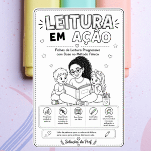 Fichas de leitura progressiva para alfabetização