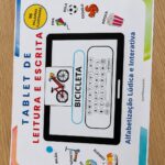 Tablet de Leitura e Escrita, Alfabetização, consciência fonológica, recurso pedagógico, atividades de alfabetização, professor alfabetizador, reforço escolar, intervenção pedagógica, educação infantil, ensino fundamental.
