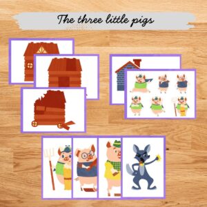 The three little pigs – Kit de Atividades de Inglês para Educação Infantil