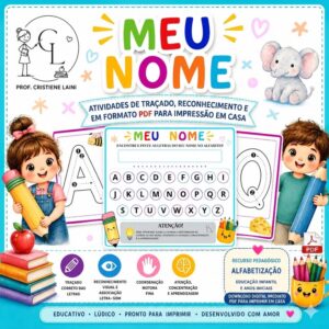 Recurso Pedagógico: Nome Próprio & Identidade na Alfabetização (Alinhado BNCC)