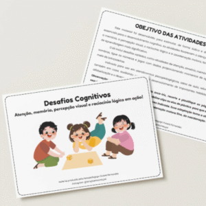 Este material foi desenvolvido para estimular, de forma lúdica e divertida, habilidades essenciais para o desenvolvimento cognitivo.