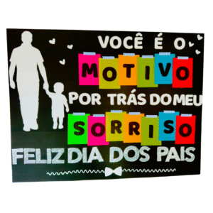 Painel “Você é o motivo por trás do meu sorriso”