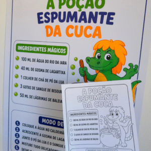 Kit A Poção Espumante da Cuca – Gênero Textual Receita