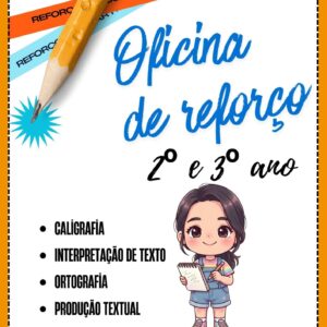Oficina de português 2 e 3 ano para reforço escolar