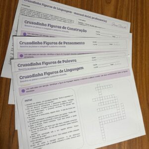 Cruzadinha Figuras de Linguagem