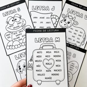 Fichas de Leitura de Palavras