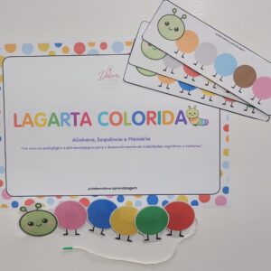Lagarta Colorida 🐛🌈