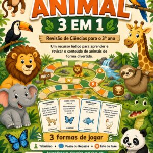 Jogo de Ciências sobre os animais.