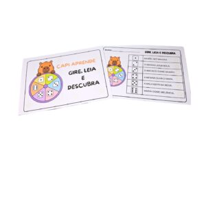 🐹 Capi Aprende – atividade de 1ª ao 2ª ano Missão Leitura | Jogo de Fluência Leitora para 1º e 2º Ano