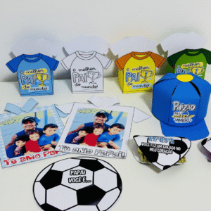 Kit Dia dos Pais com painel e lembrancinhas