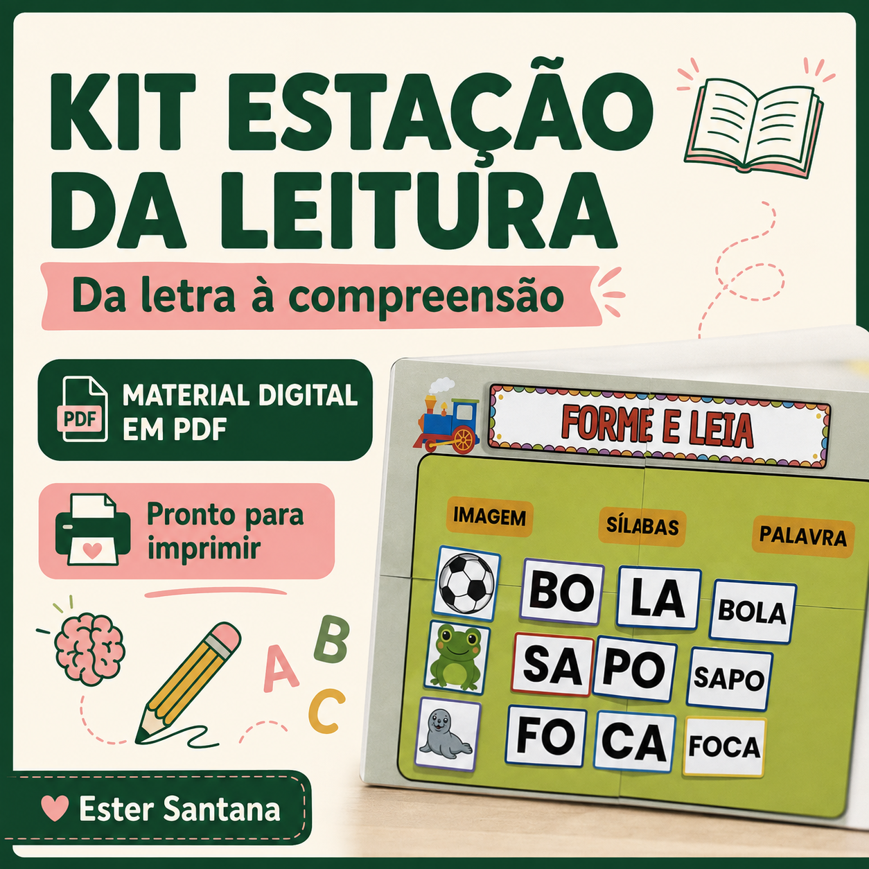 Kit Estação da Leitura | Da letra à compreensão