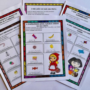 Desafio de Palavras com Personagens Infantis