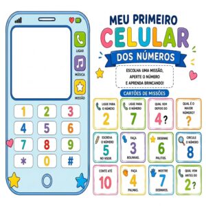 Um recurso prático, reutilizável e criativo para transformar o contato inicial com os números em uma experiência divertida e significativa